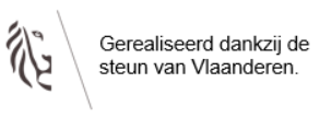 logo vlaamse overheid met de tekst "gerealiseerd dankzij de steun van Vlaanderen"